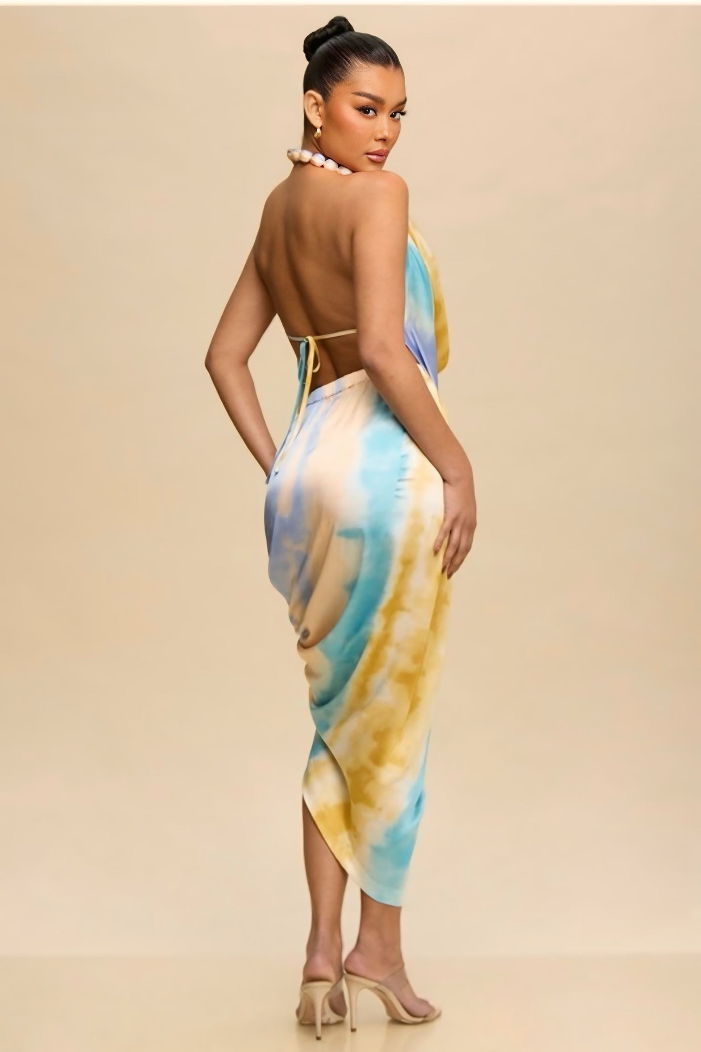 Silk Whisper Midi Dress