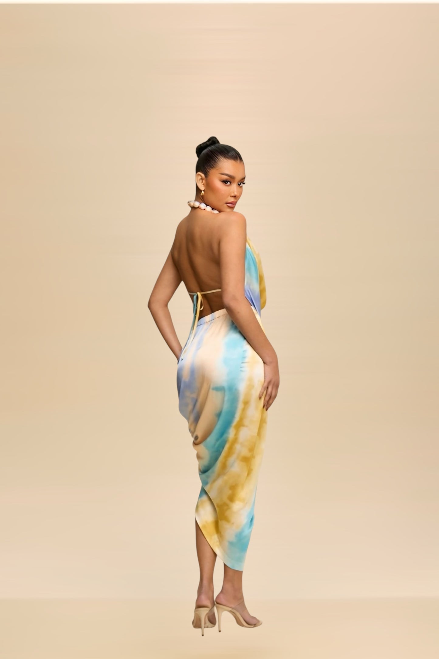 Silk Whisper Midi Dress