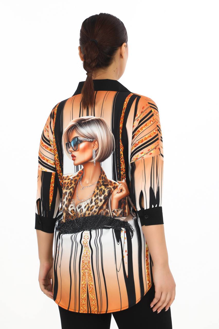 Sparkle rhinestone Breeze Blouse