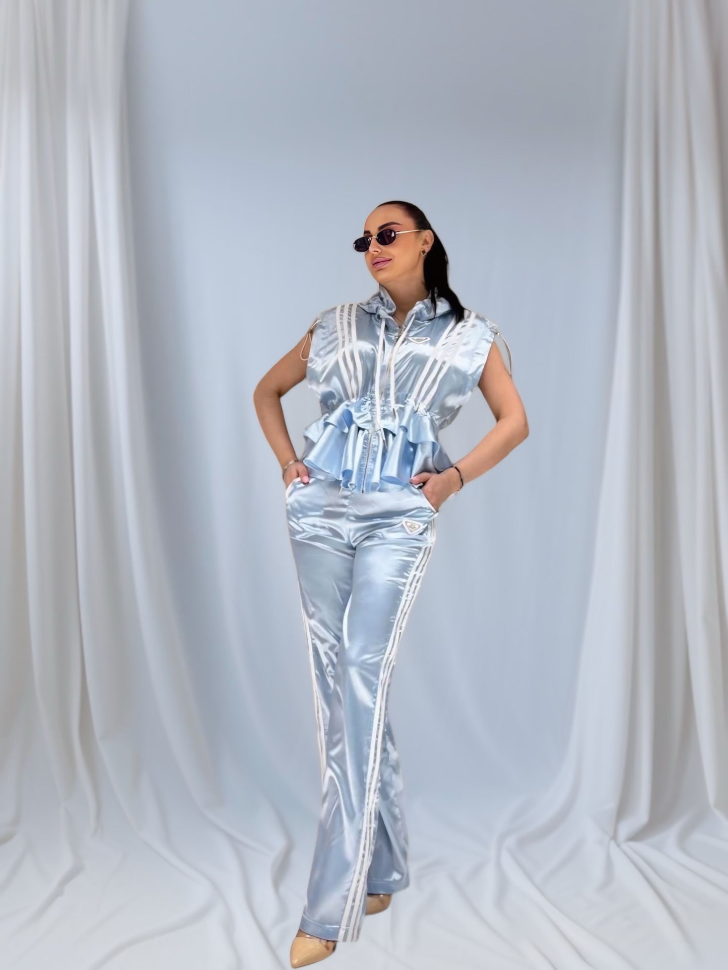 Peplum Dreams Two-Piece