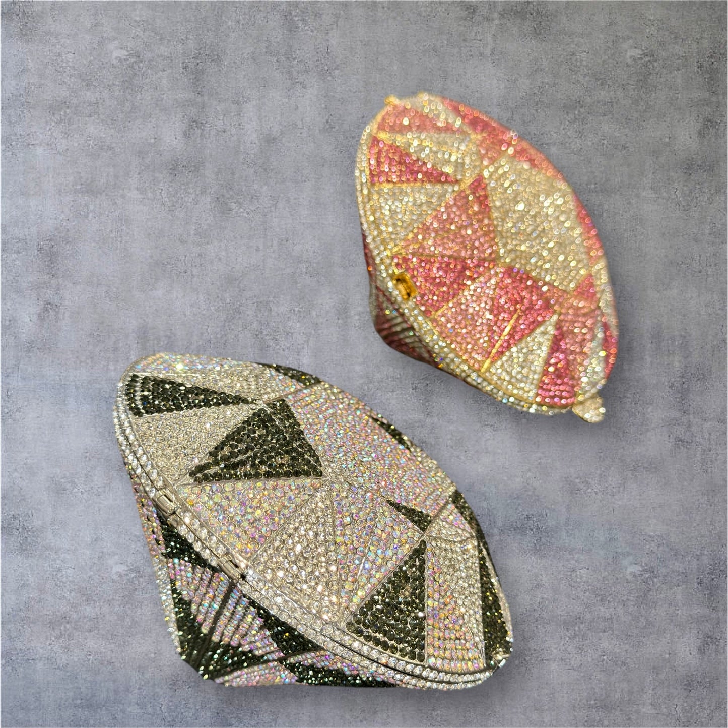 Diamond evening clutch