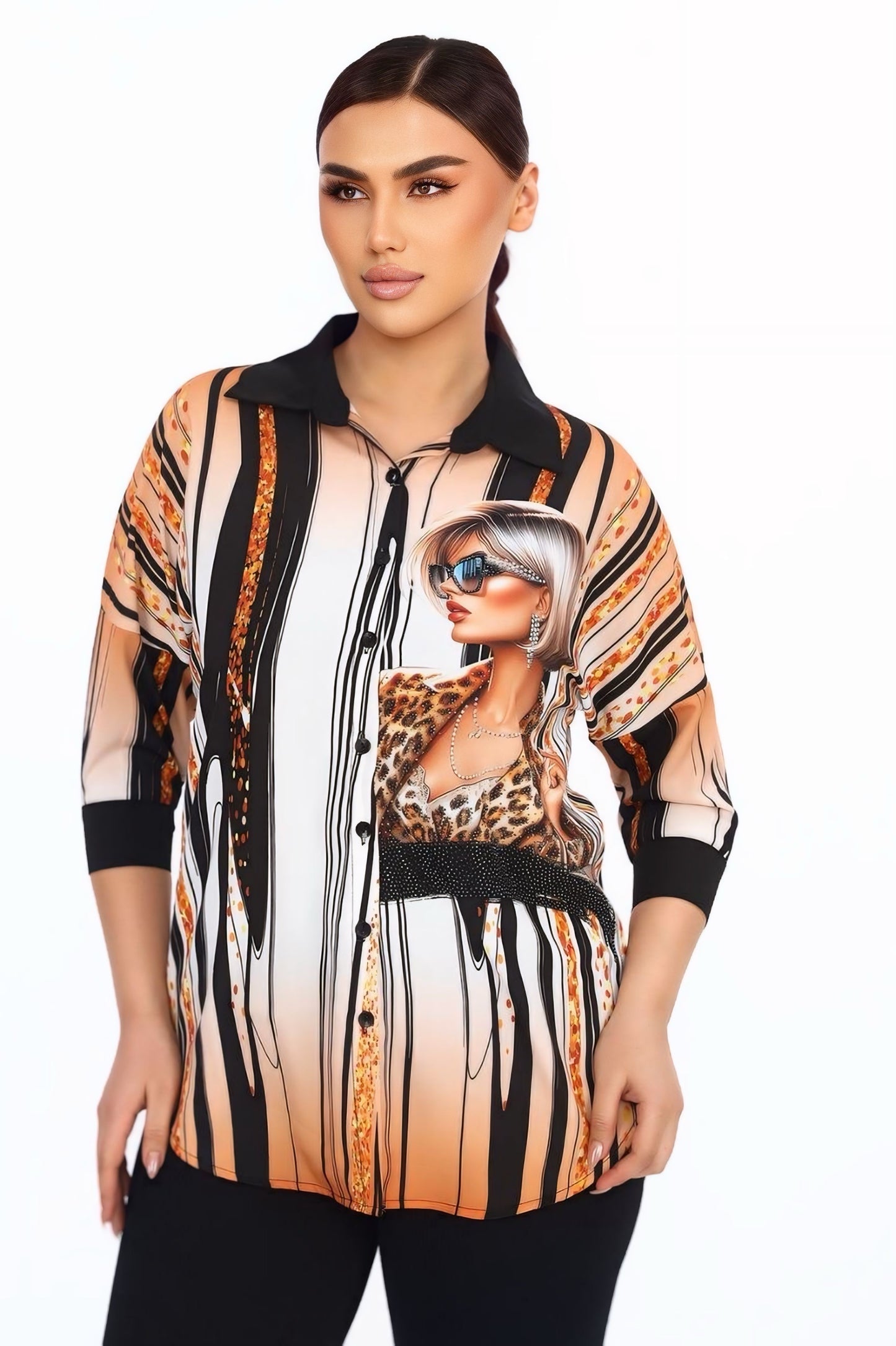 Sparkle rhinestone Breeze Blouse