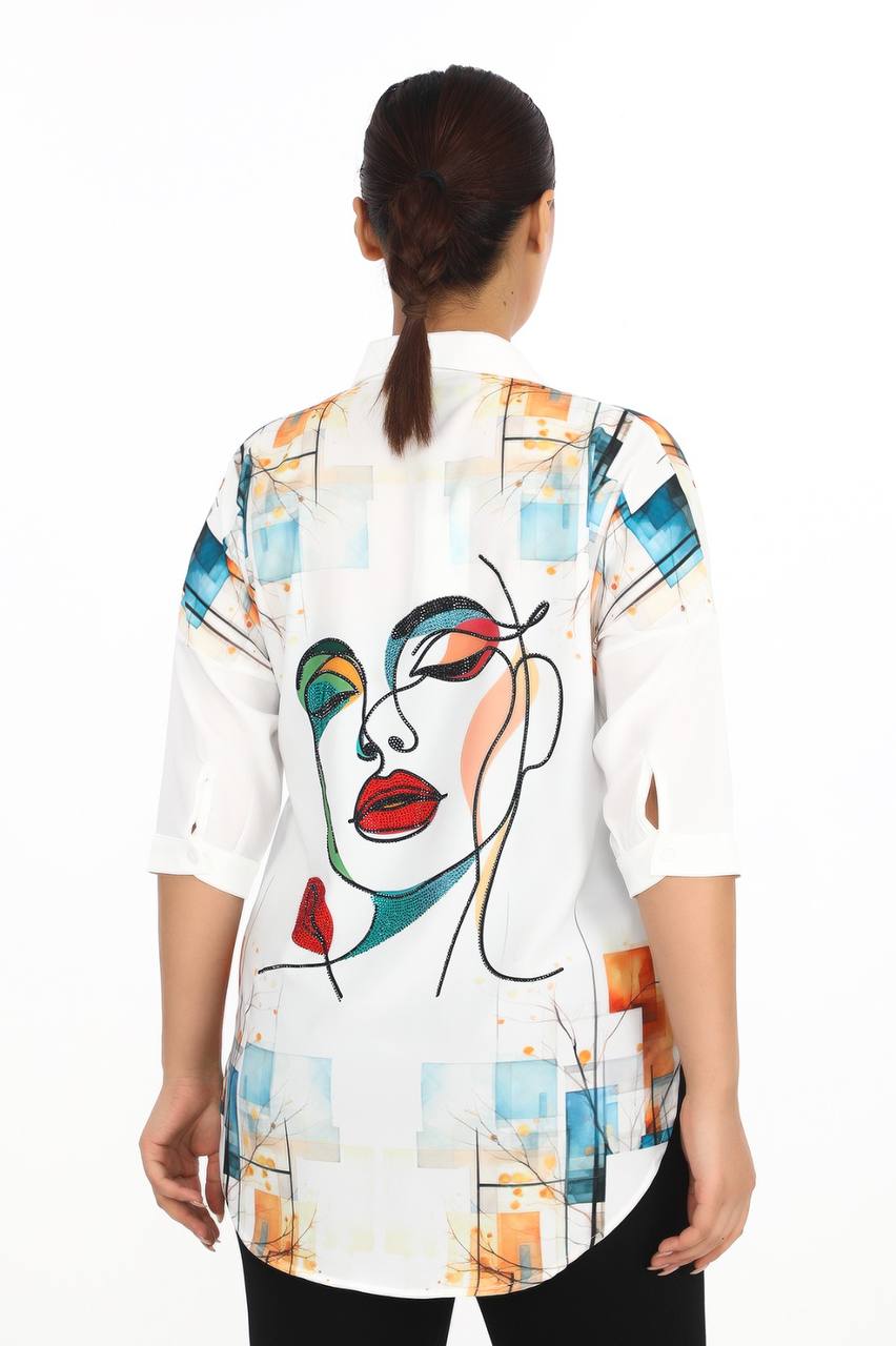 Rhinestone sparkle breeze blouse