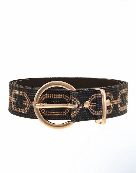 Crystal Buckle Belt