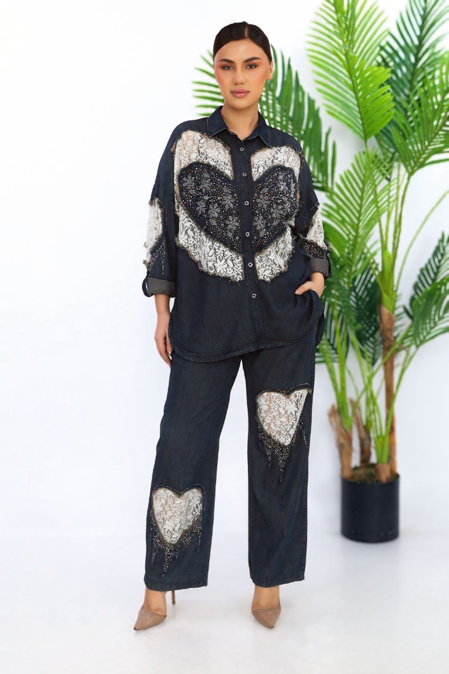 Beads & Lace Set