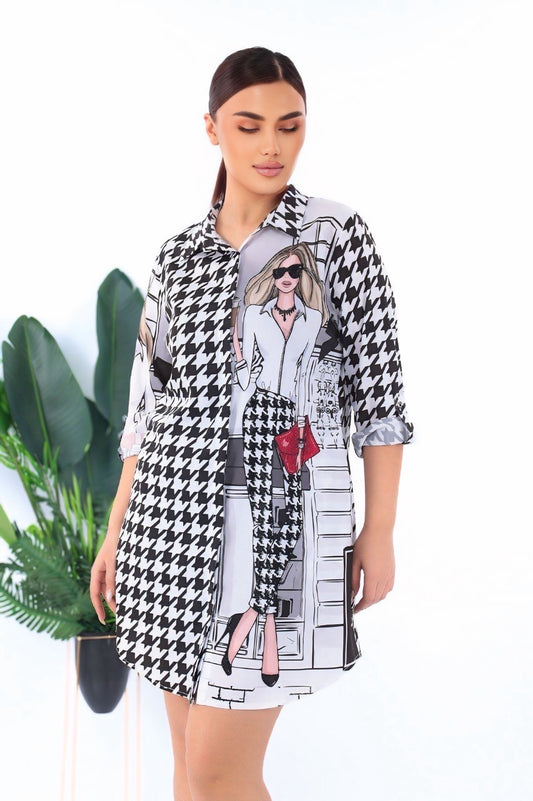 Girls date dress shirt