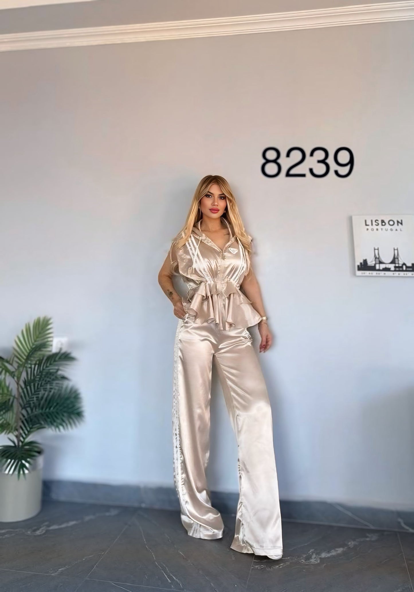 Peplum Dreams Two-Piece
