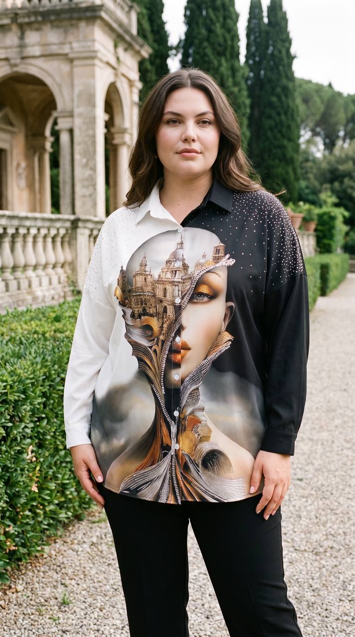 Crystal Noir Blouse