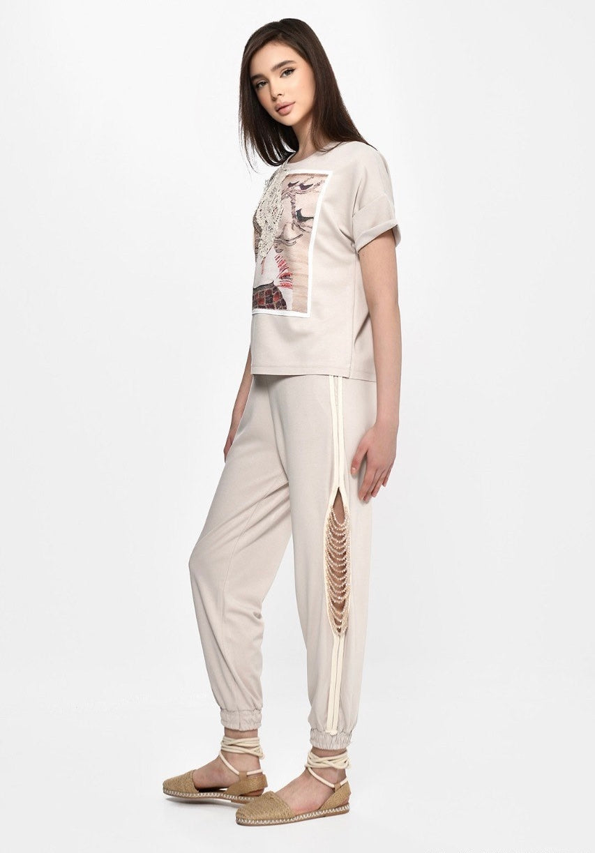 Beaded Grace Joggers