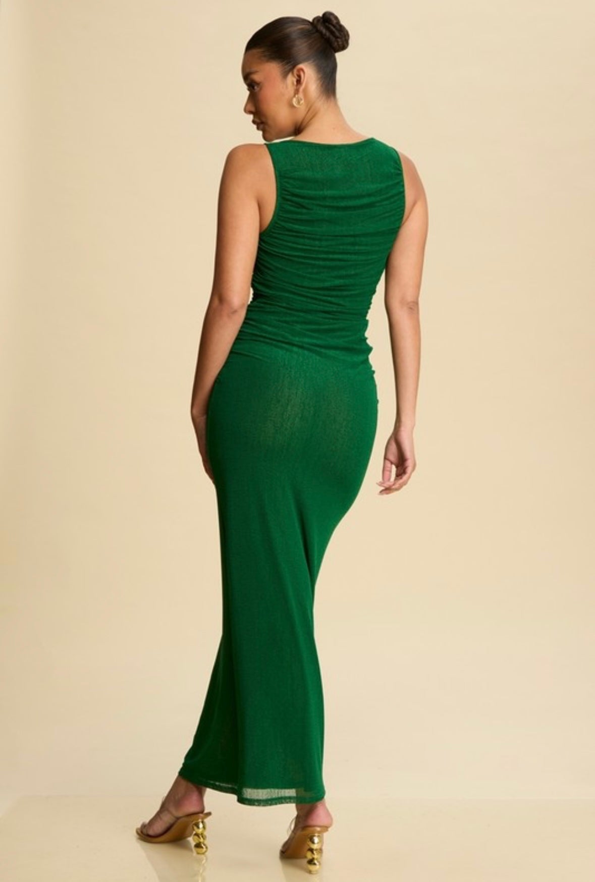 Sparkle chain jersey dress
