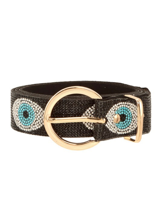 Crystal Buckle Belt