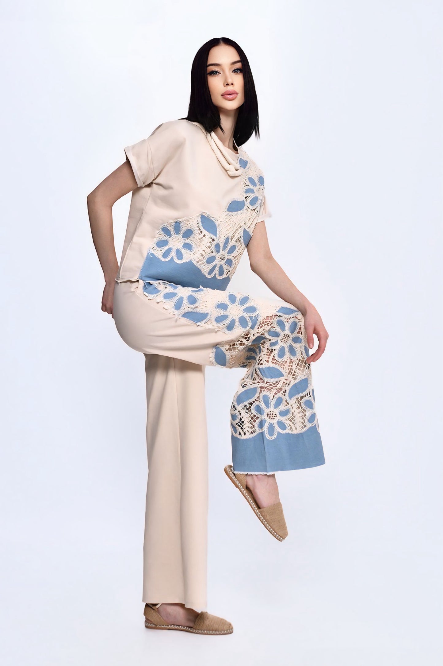 Texture Twist pants