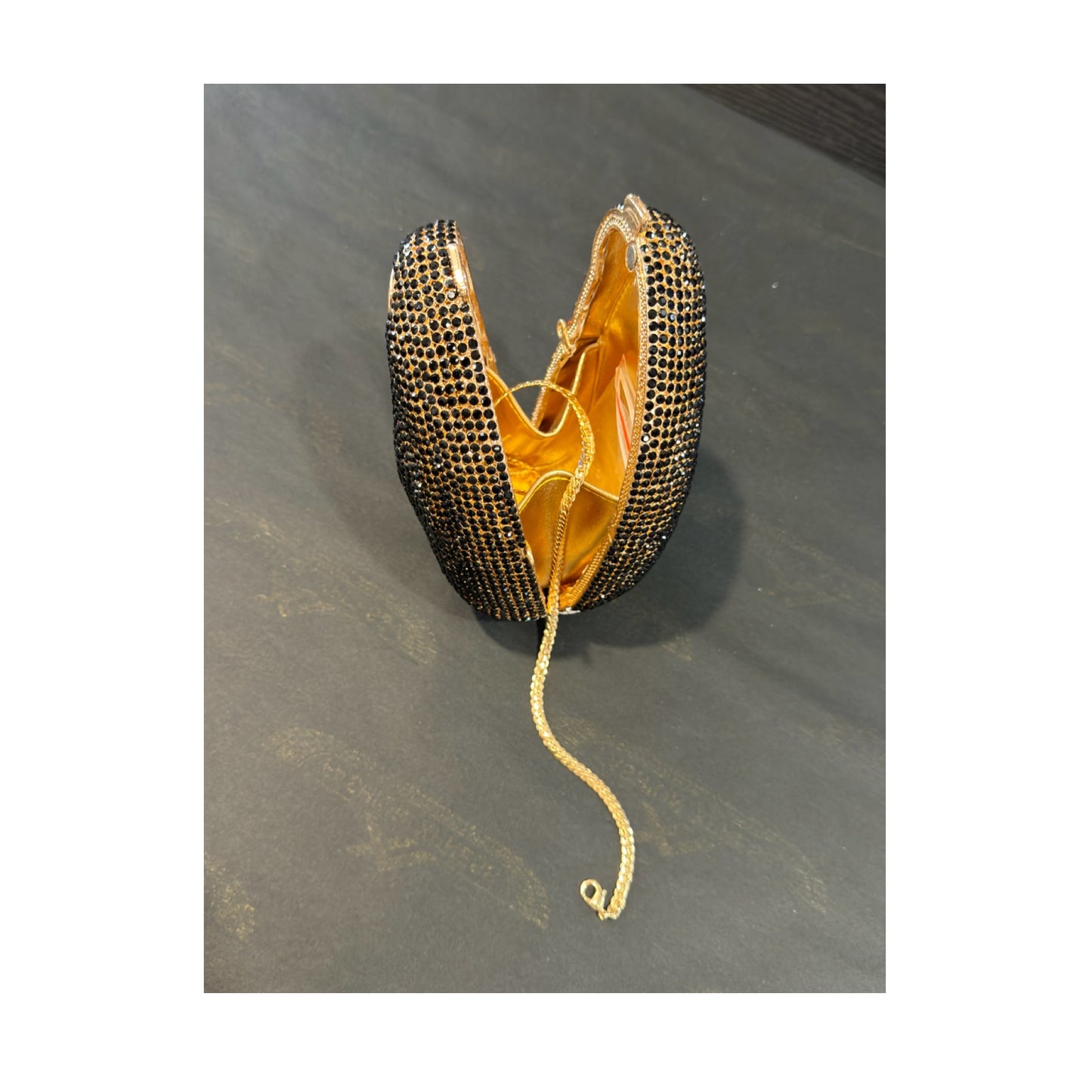 Crystal evening clutch